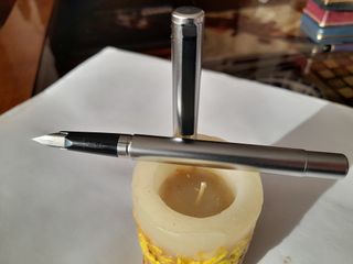 Set di 4 penne stilografiche Stilus, Inoxcrom, Parker, ecc.