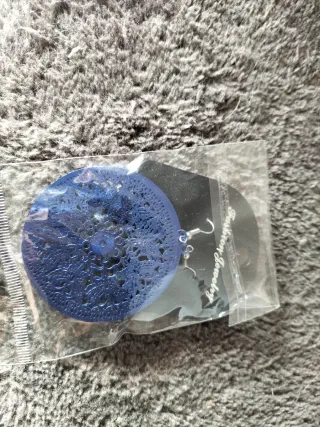 Pendientes azules ,abalorio