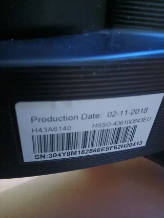 Smart TV Hisense 43 Negro