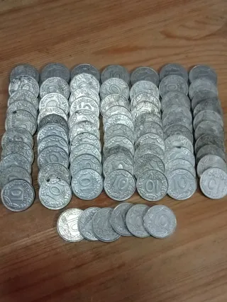 76 Monedas 10 Céntimos 1959