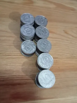 76 Monedas 10 Céntimos 1959