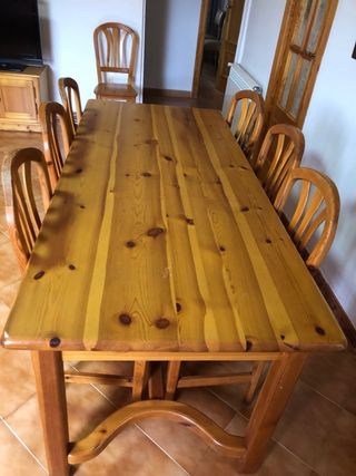 Mueble Comedor Rústico Madera