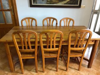 Mueble Comedor Rústico Madera