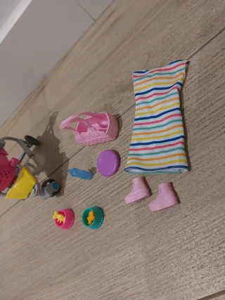 Barbie y su Carrito de Mascotas (sin muñeca)
