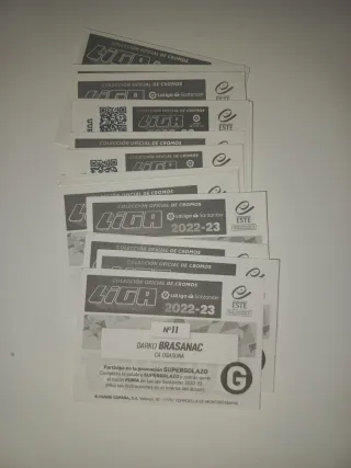 Lote cromos stickers fútbol varias temporadas