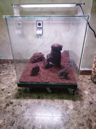 Acuario Rocas y Grava