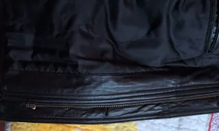 Chaqueta Piel Caballero Talla 52 Negra