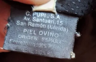 Chaqueta Piel Caballero Talla 52 Negra