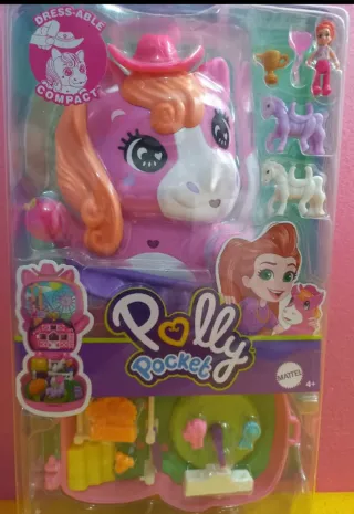 Polly Pocket Cofre Caballo con Accesorios