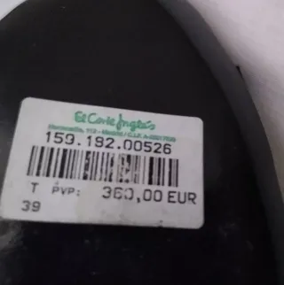 Talla 39. Zapatos de Tacón de la Firma VICINI