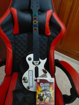 Guitarra Wii Guitar Hero World Tour + Juego