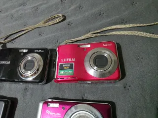 Lote 5 Cámaras Digitales Fujifilm, Lumix, Samsung