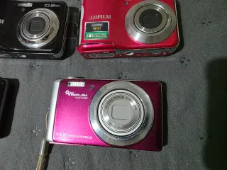 Lote 5 Cámaras Digitales Fujifilm, Lumix, Samsung