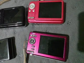 Lote 5 Cámaras Digitales Fujifilm, Lumix, Samsung