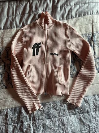 Jersey Scuffers rosa con cremallera