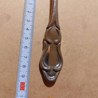 Paleta tarta antigua chapado plata925 30cm