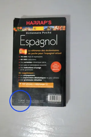 Harrap's Dictionnaire Poche Espagnol et Français