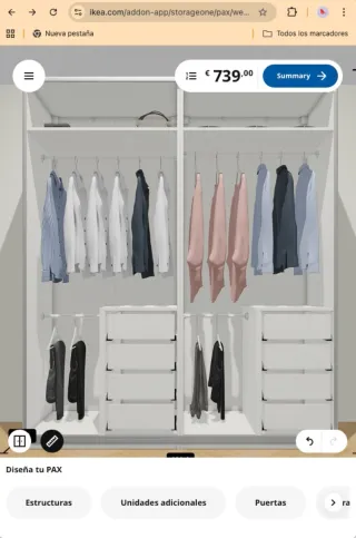 Armario PAX Blanco IKEA