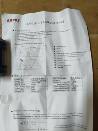 Modulador AGFRI AG-AV02 Analógico