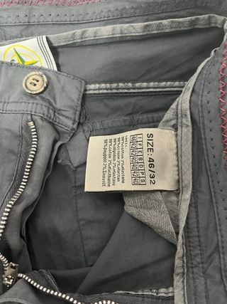 Stone Island Pantalones Cargo Gris