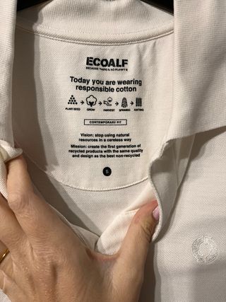 Polo Ecoalf Blanco