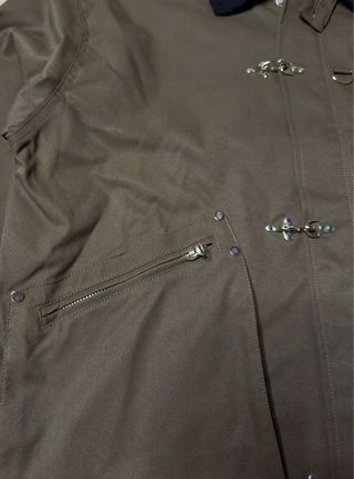 Giacca Boxy con Chiusura Fireman