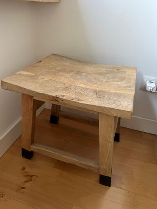 Taburete/Mesita in Legno Massello