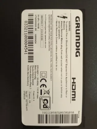 TV Grundig modelo 50GFU 7800B