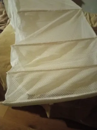 Clasificador para armario de tela tipo chubasquero