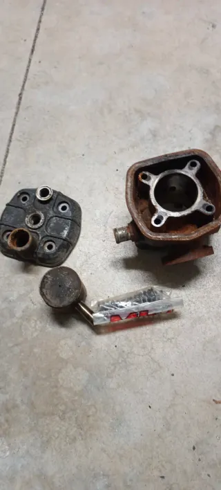 Bloque motor y pistón