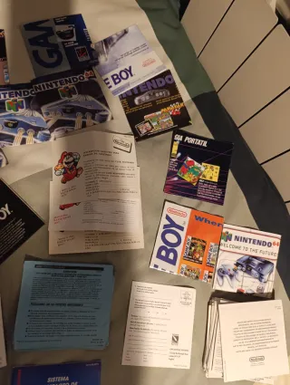 48 Folletos Game Boy Clásica Originales Nintendo