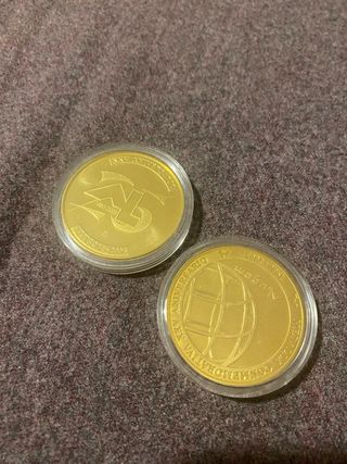 Moneda Conmemorativa XXV Aniversario Alugom