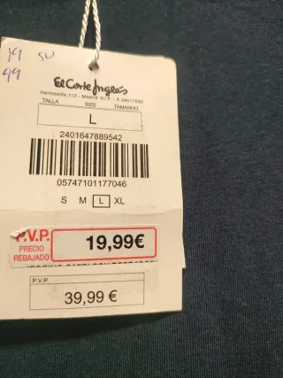 Pantalón premamá L con parches