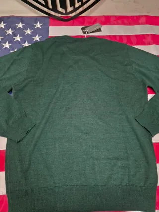 Maglia Storie Italiane Cotone Verde XXL
