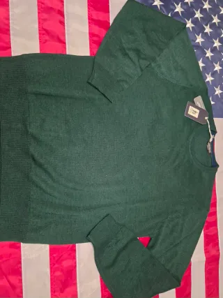 Maglia Storie Italiane Cotone Verde XXL