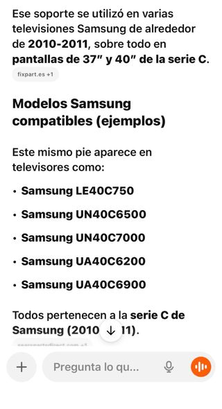 Soporte TV Samsung