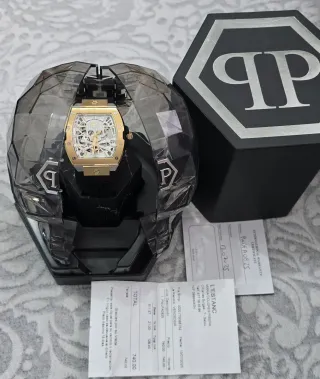 Reloj Philipp Plein Oro y Plata Esqueleto