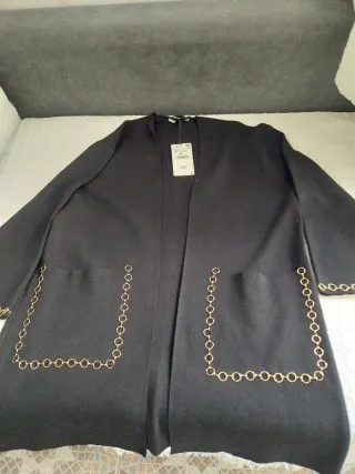 Chaqueta Zara Negra Talla S Sin Estrenar