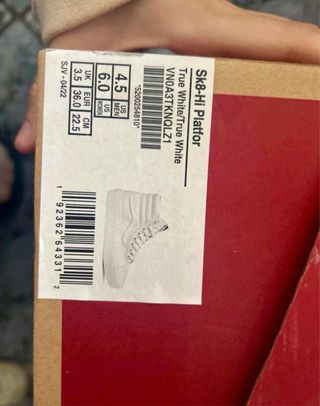 Zapatillas Vans Off The Wall Blanca Nuevas