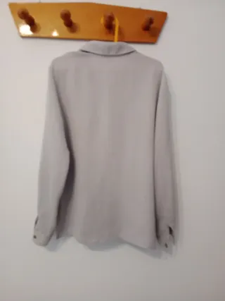 Blusa Burberrys Vintage Talla 44 Gris