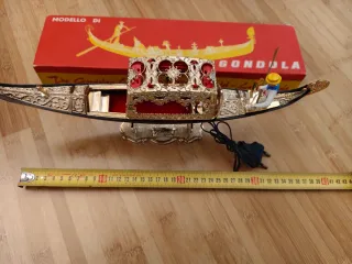 Gondola Veneziana Anni '70 con Scatola