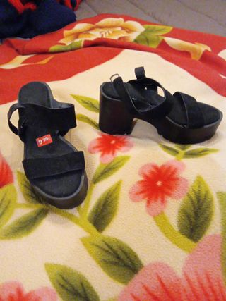 Zapatos de plataforma negros