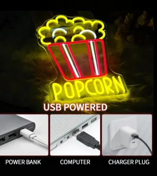 Lampada Neon LED "POPCORN"