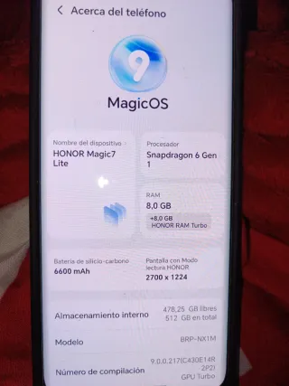 Honor Magic 7 Lite 512 GB