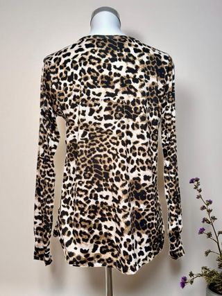 Camiseta animal print leopardo S/M como nueva