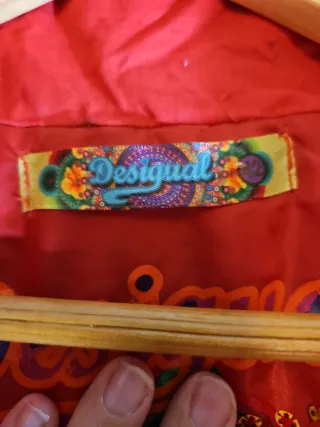 Abrigo Desigual Rojo