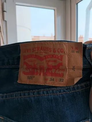 Levi's 501 Vintage Baggy Jeans Talla M