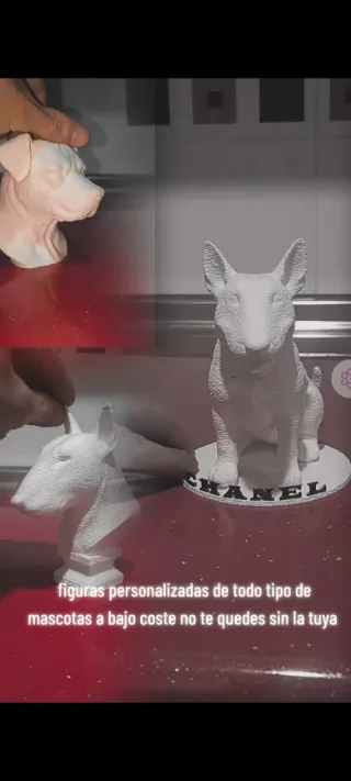 Figuras 3D personalizadas mascotas