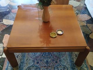 Tavolino da caffè quadrato salotto soggiorno cm 80