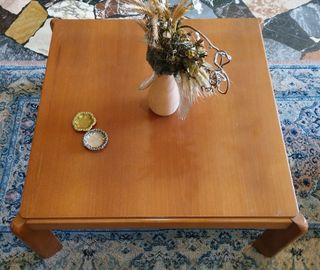 Tavolino da caffè quadrato salotto soggiorno cm 80